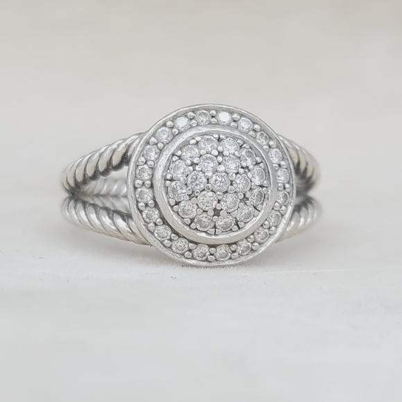 David Yurman Petite Cerise Diamond Ring - Picture 7 of 15